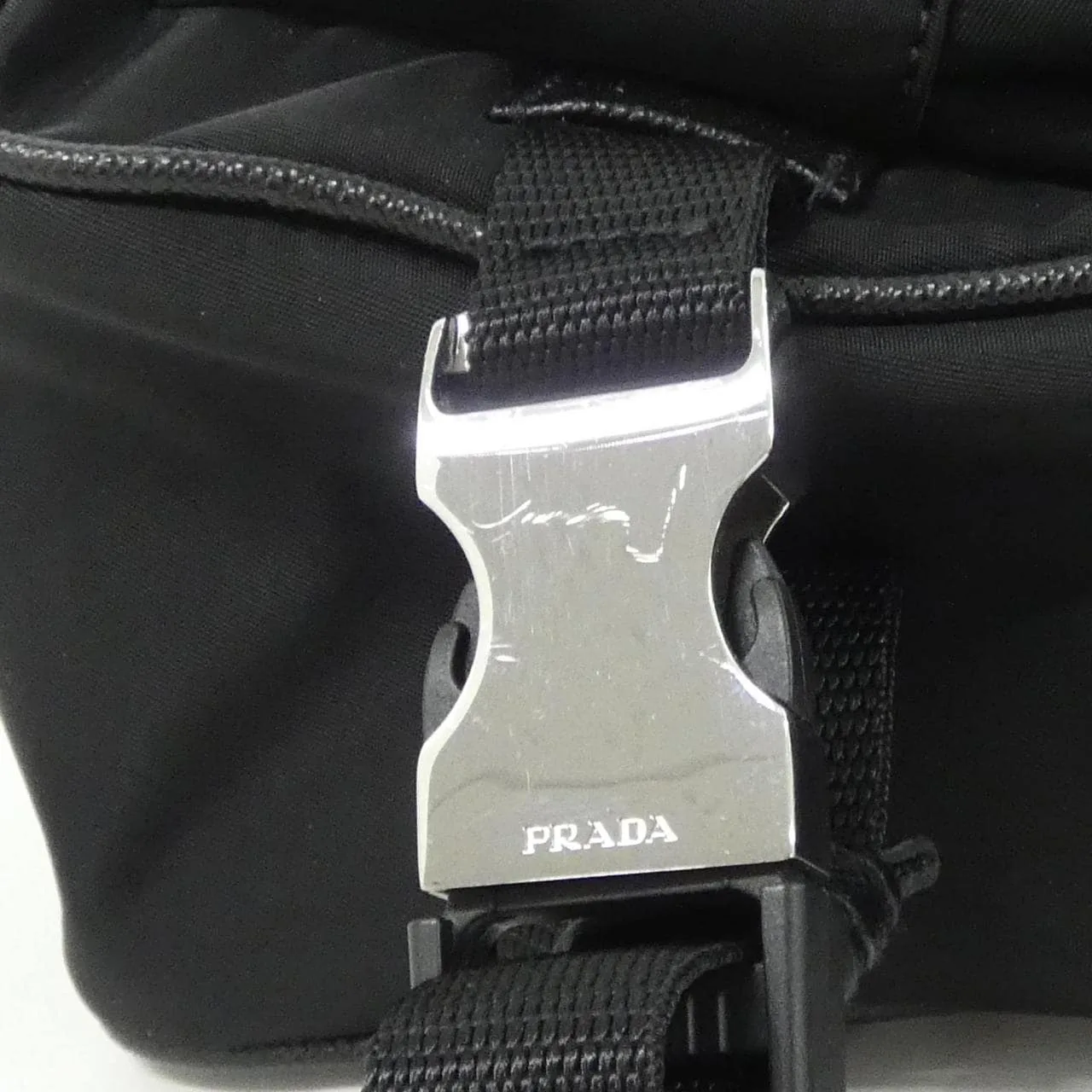 PRADA 2VH192 肩背包 黑色 中古品A - 縮圖 6