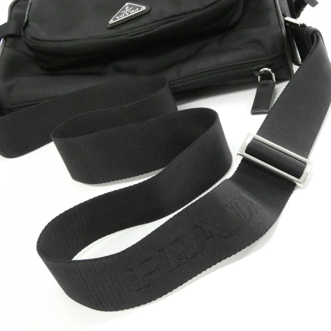 PRADA 2VH192 肩背包 黑色 中古品A - 縮圖 9