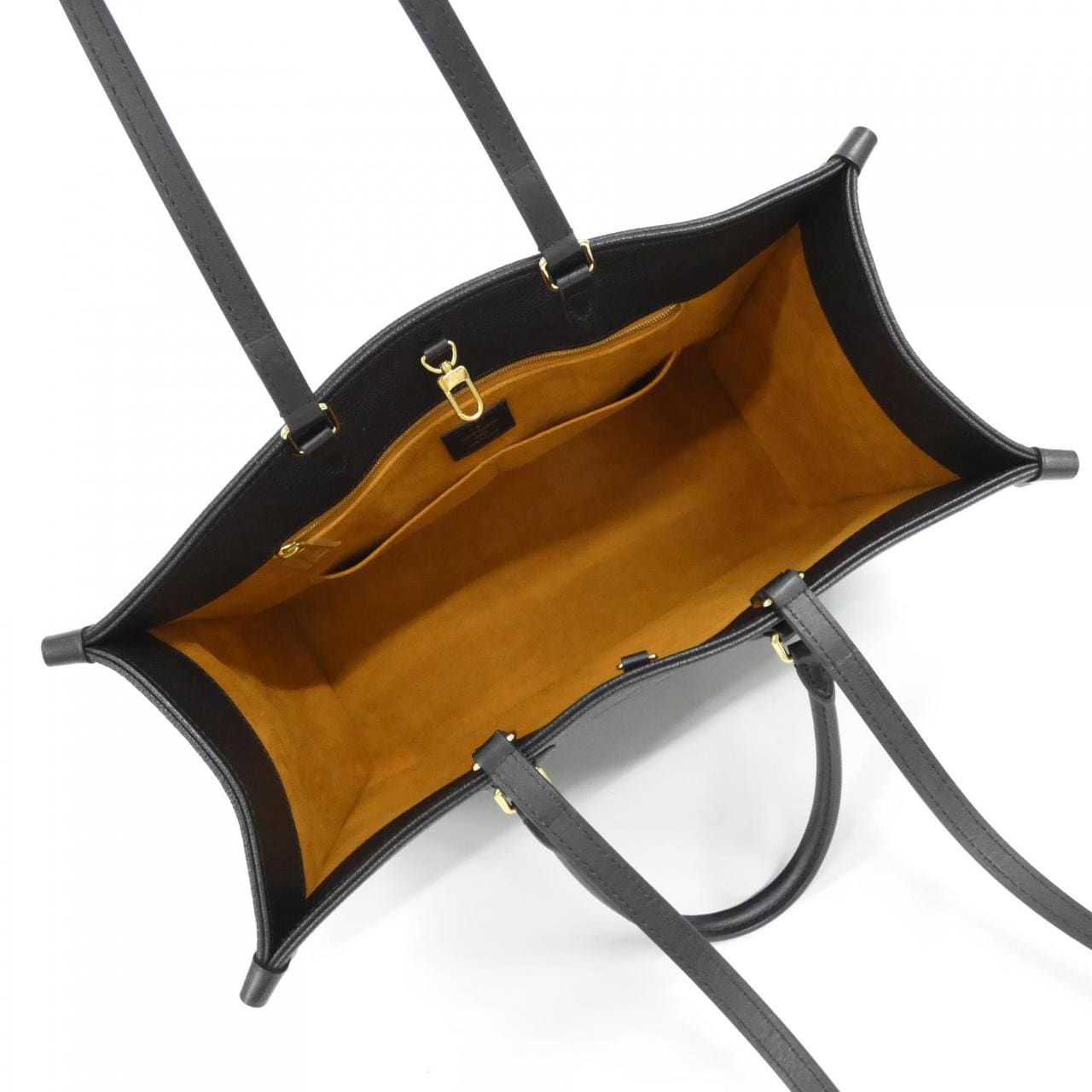 LOUIS VUITTON OnTheGo M44925 Bag Monogram 黑色 Monogram 中古品A - 縮圖 5