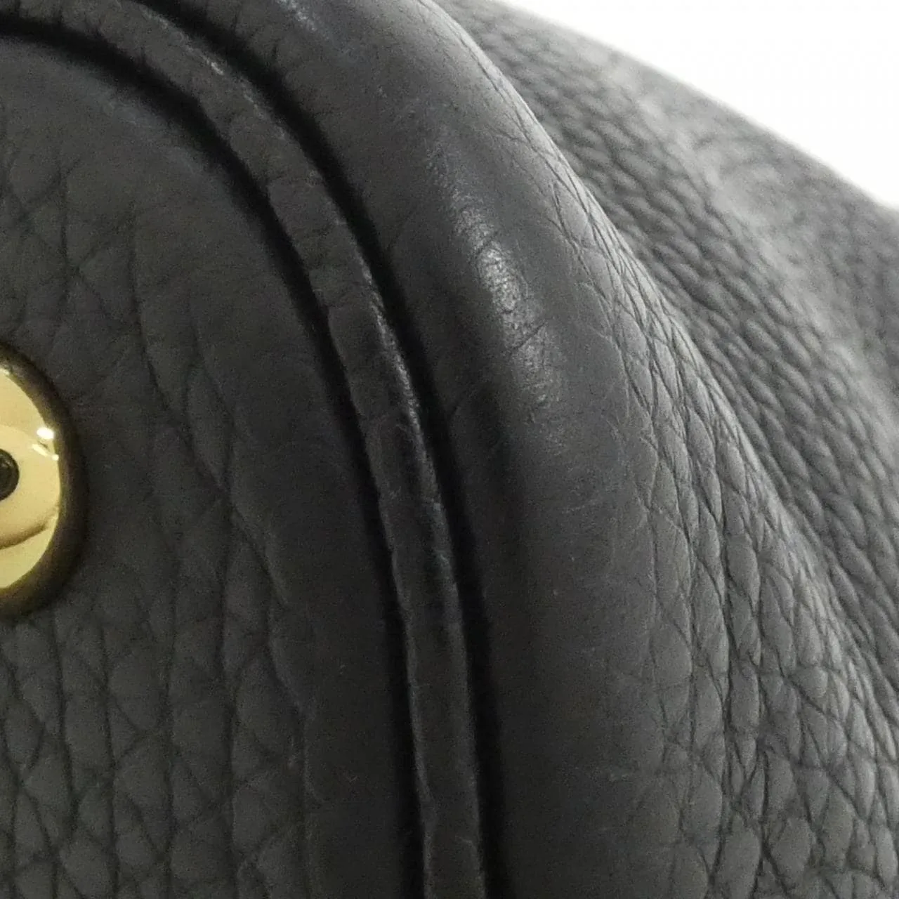 HERMES Bolide 073419CC Handbag Clemence Black Clemence Leather Rank A - Thumbnail 3