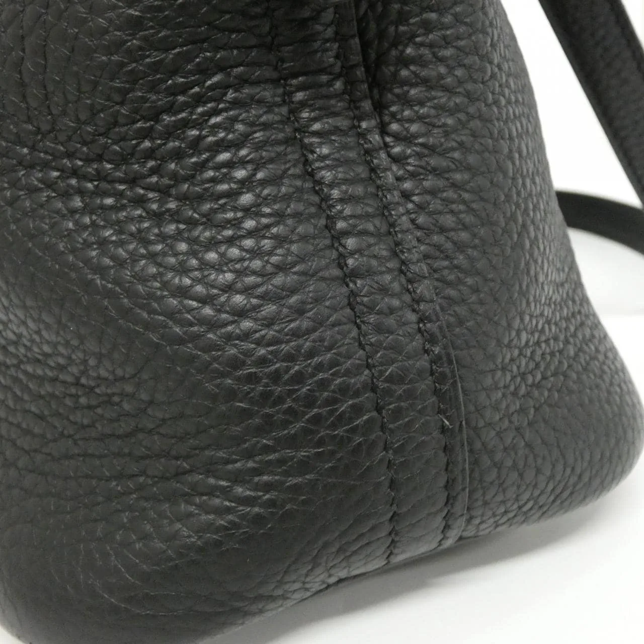 HERMES Bolide 073419CC Handbag Clemence Black Clemence Leather Rank A - Thumbnail 6