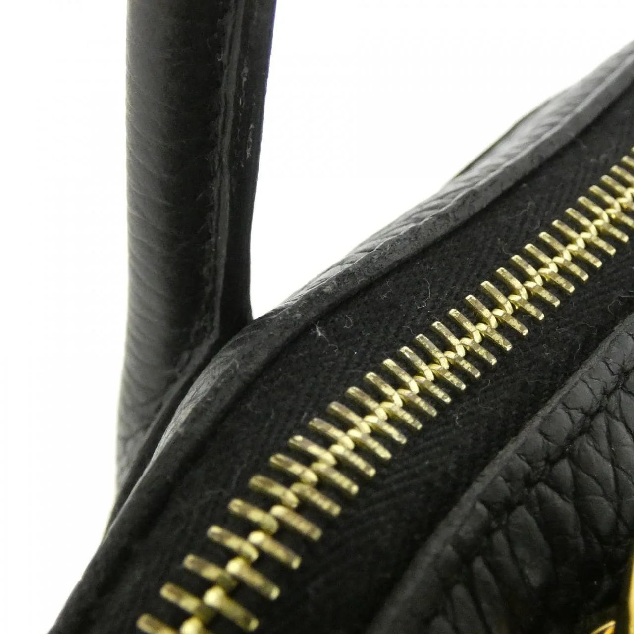 HERMES Bolide 073419CC Handbag Clemence Black Clemence Leather Rank A - Thumbnail 7