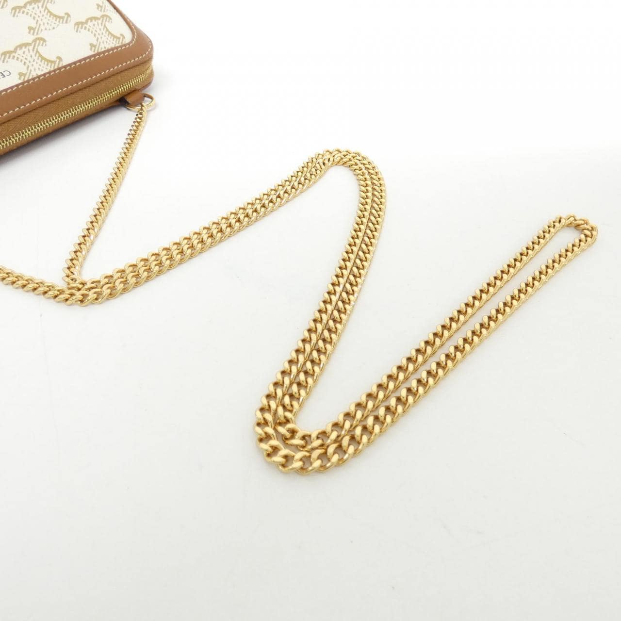 CELINE 10E382CBX Shoulder Bag Canvas 黑色 帆布 中古品A - 縮圖 6