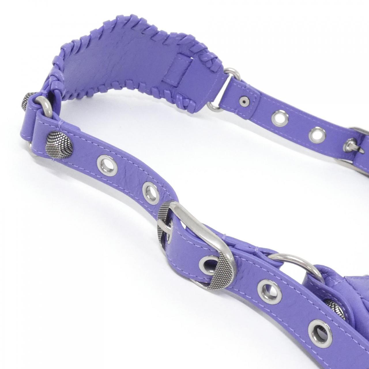 BALENCIAGA Le Cagole 671309 1VG9Y Shoulder Bag Lambskin Black Lambskin - Thumbnail 7