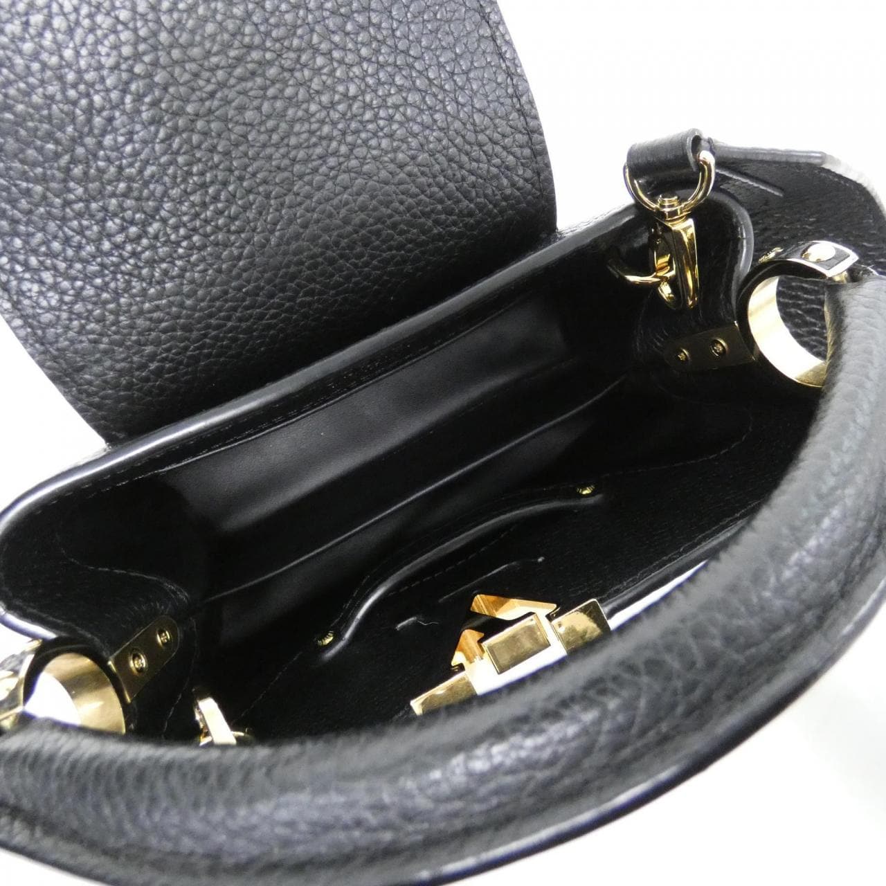 LOUIS VUITTON Capucines M56071 Bag Black Rank A - Thumbnail 9