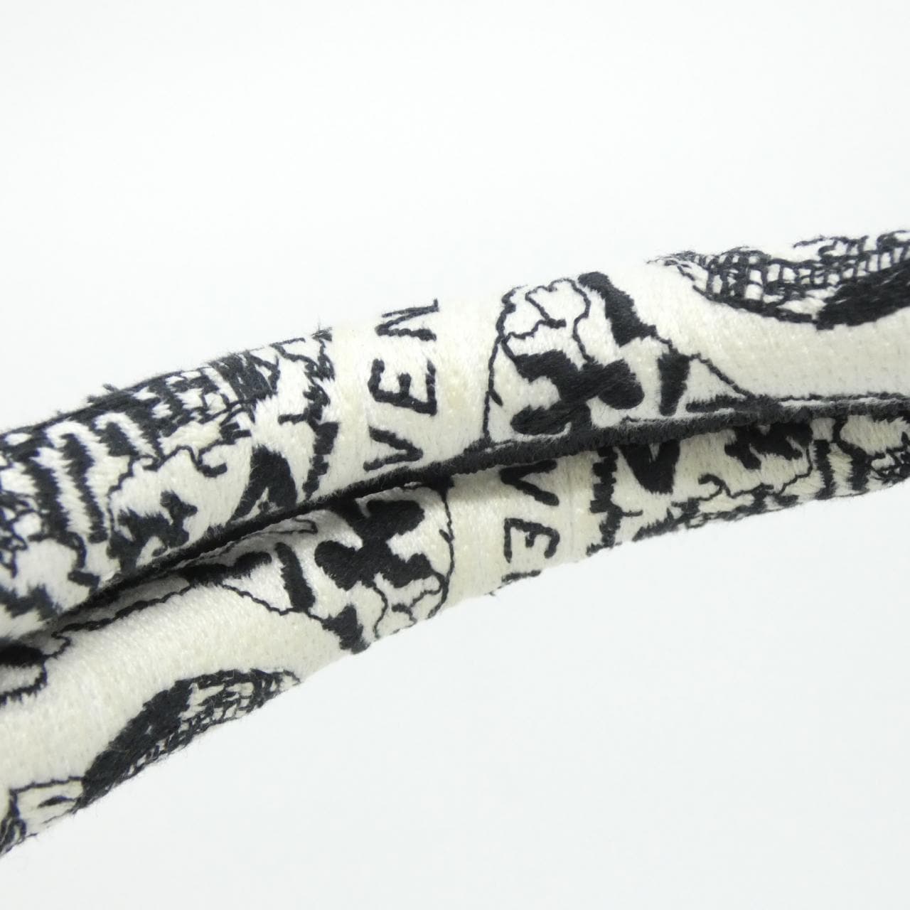 DIOR Book Tote M1286ZOMP Tote Canvas 黑色 帆布 中古品A - 縮圖 6