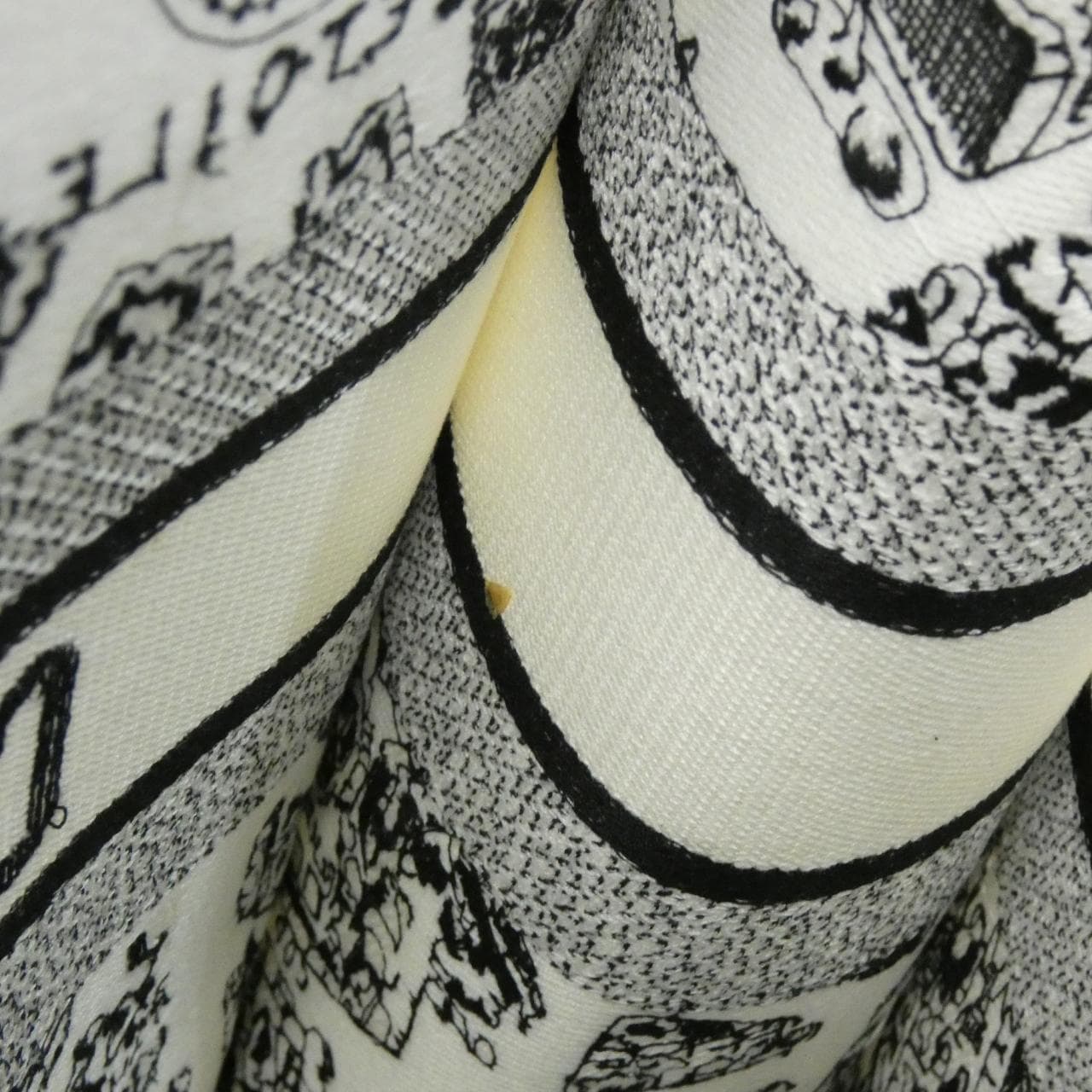 DIOR Book Tote M1286ZOMP Tote Canvas 黑色 帆布 中古品A - 縮圖 8