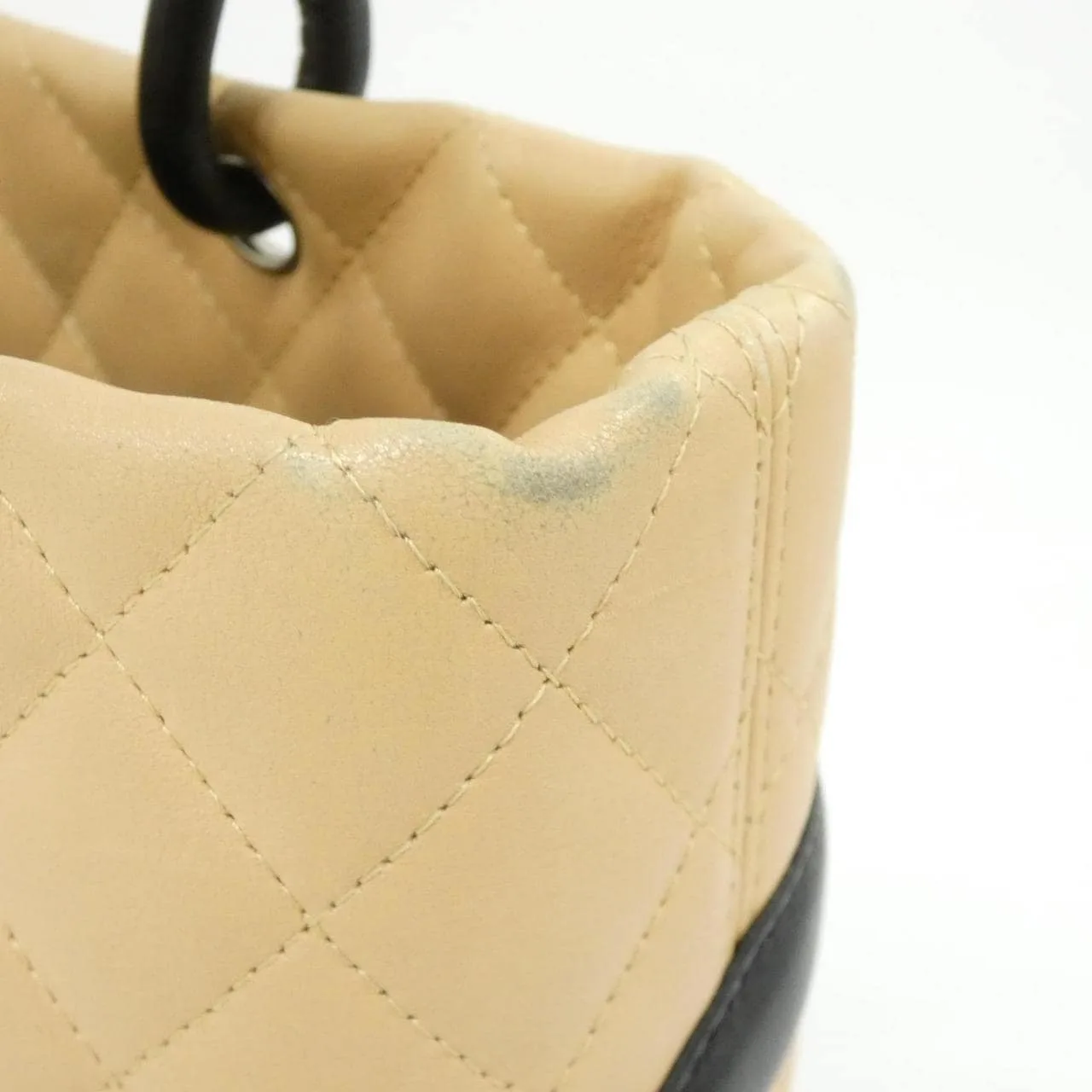 CHANEL Cambon 25167 Handbag Black Rank B - Thumbnail 4