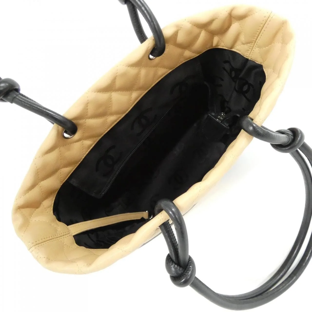 CHANEL Cambon 25167 Handbag Black Rank B - Thumbnail 9