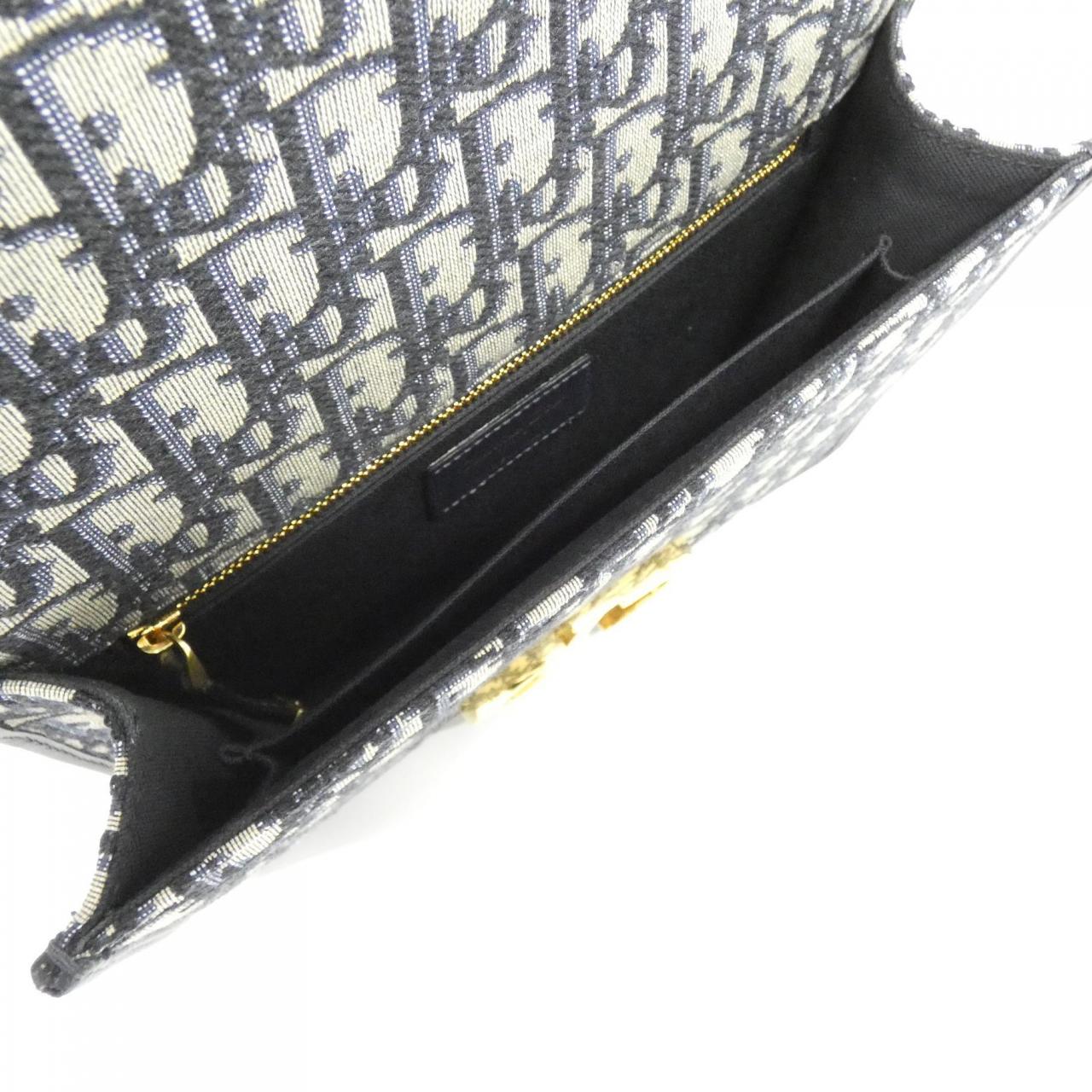 DIOR 30 Montaigne M9203UTZQ Shoulder Bag Canvas Black Canvas - Thumbnail 7