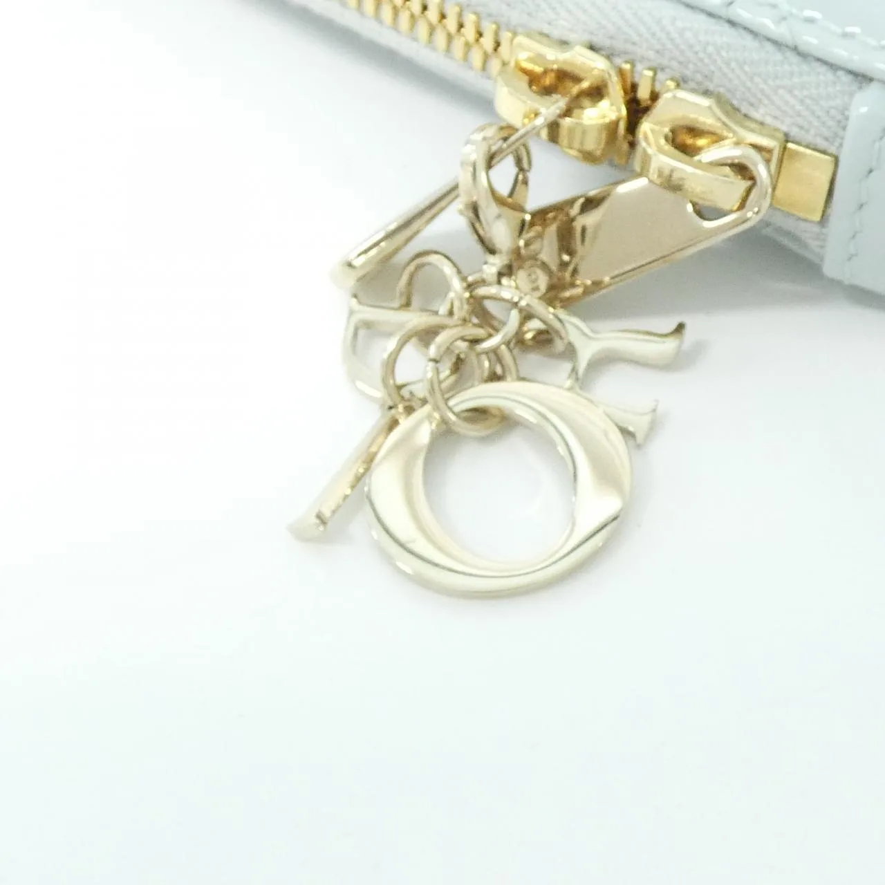 DIOR Lady Dior S0872OVRB Wallet Patent Leather Black Patent Leather Rank A - Thumbnail 4