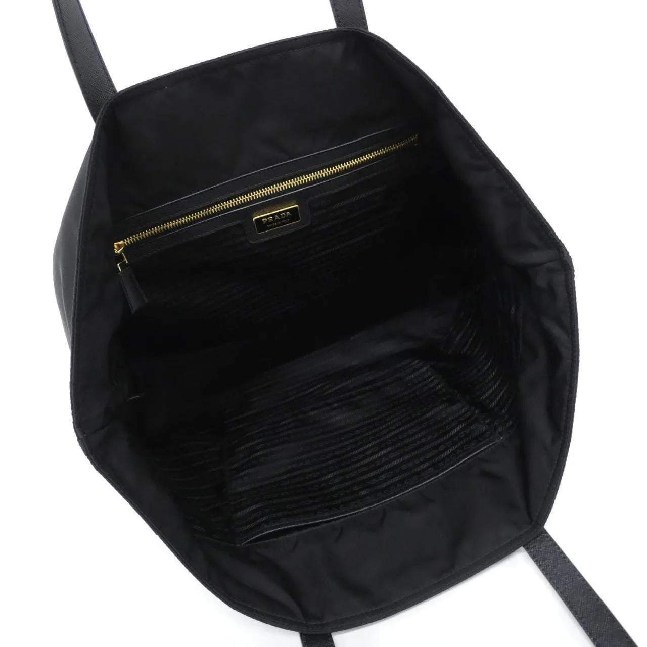 PRADA 1BG527 Handbag Black Rank A - Thumbnail 7