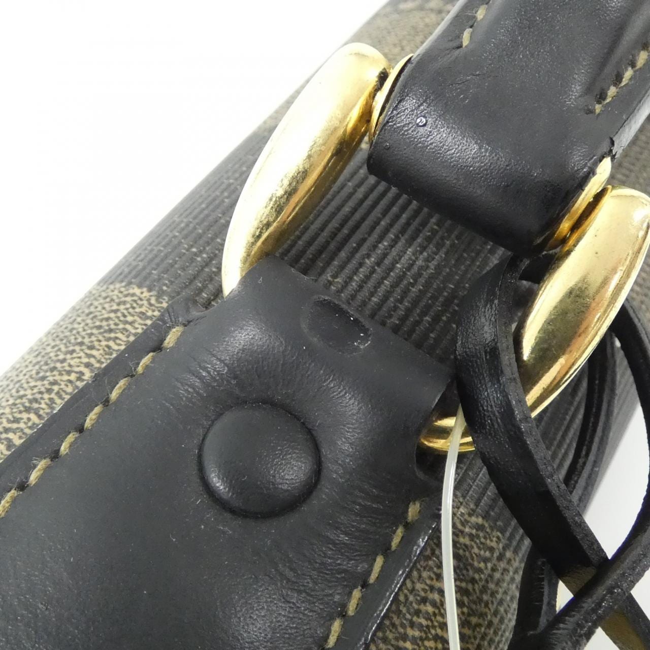 FENDI 14558 Handbag Canvas 黑色 帆布 中古品A - 縮圖 6