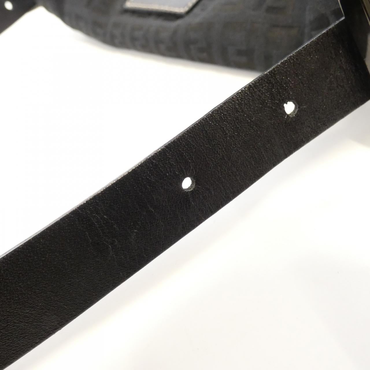 FENDI 8BR003 NY1 Shoulder Bag Canvas 黑色 帆布 中古品A - 縮圖 6