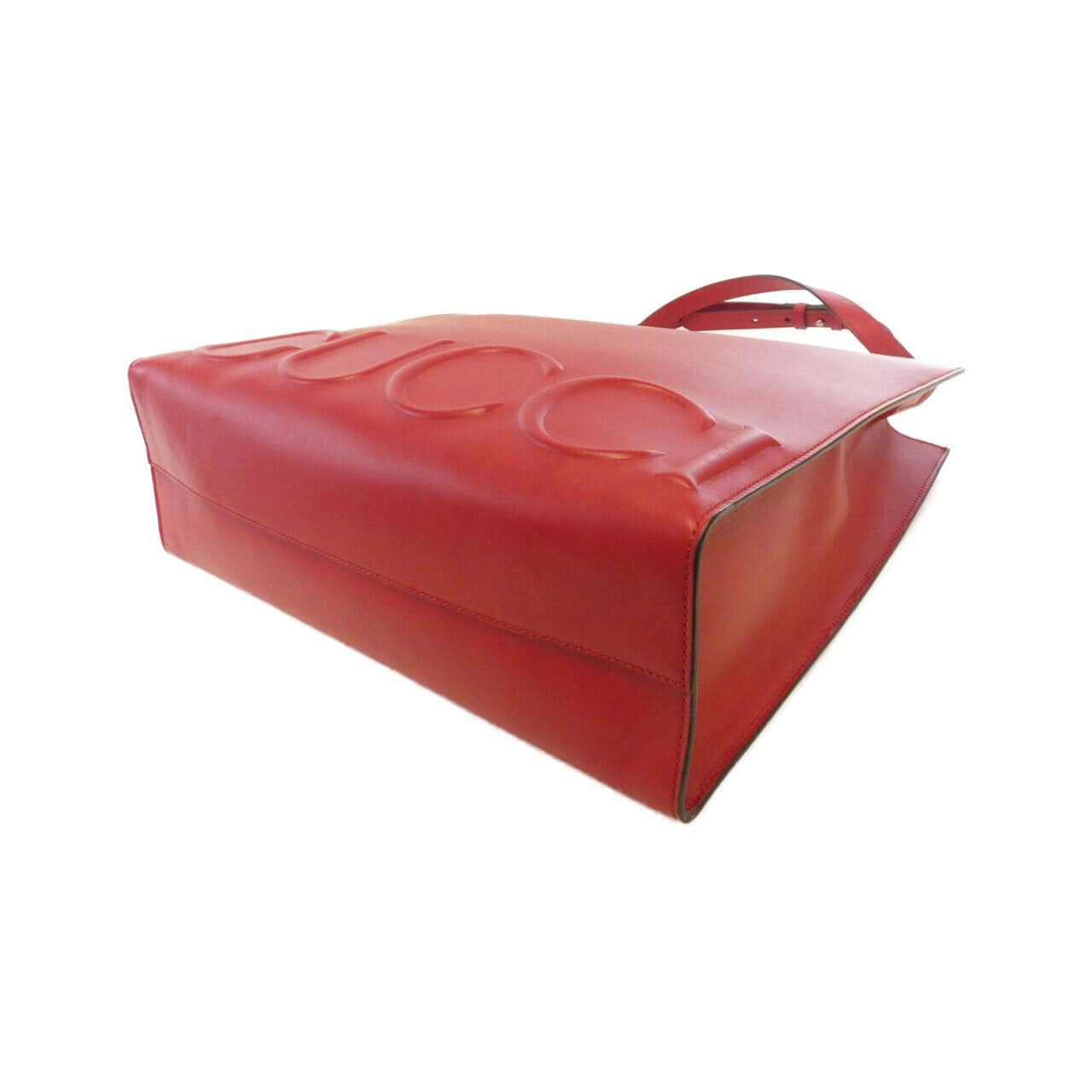 GUCCI 409378 CVL20 Bag Leather Red Leather Rank A - Thumbnail 3