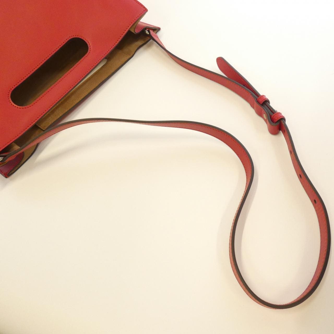 GUCCI 409378 CVL20 Bag Leather Red Leather Rank A - Thumbnail 5