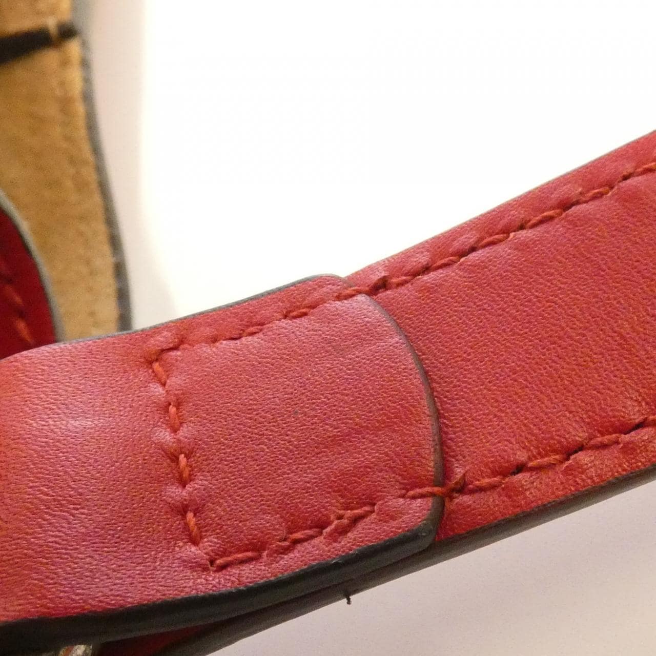 GUCCI 409378 CVL20 Bag Leather Red Leather Rank A - Thumbnail 6