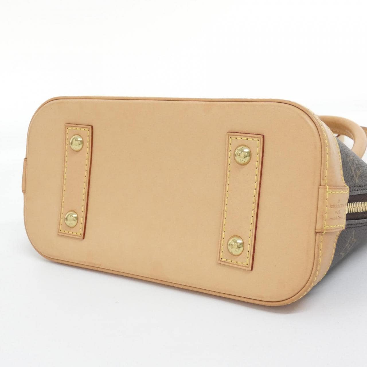 LOUIS VUITTON Alma M53152 Bag Monogram 黑色 Monogram 中古品A - 縮圖 2