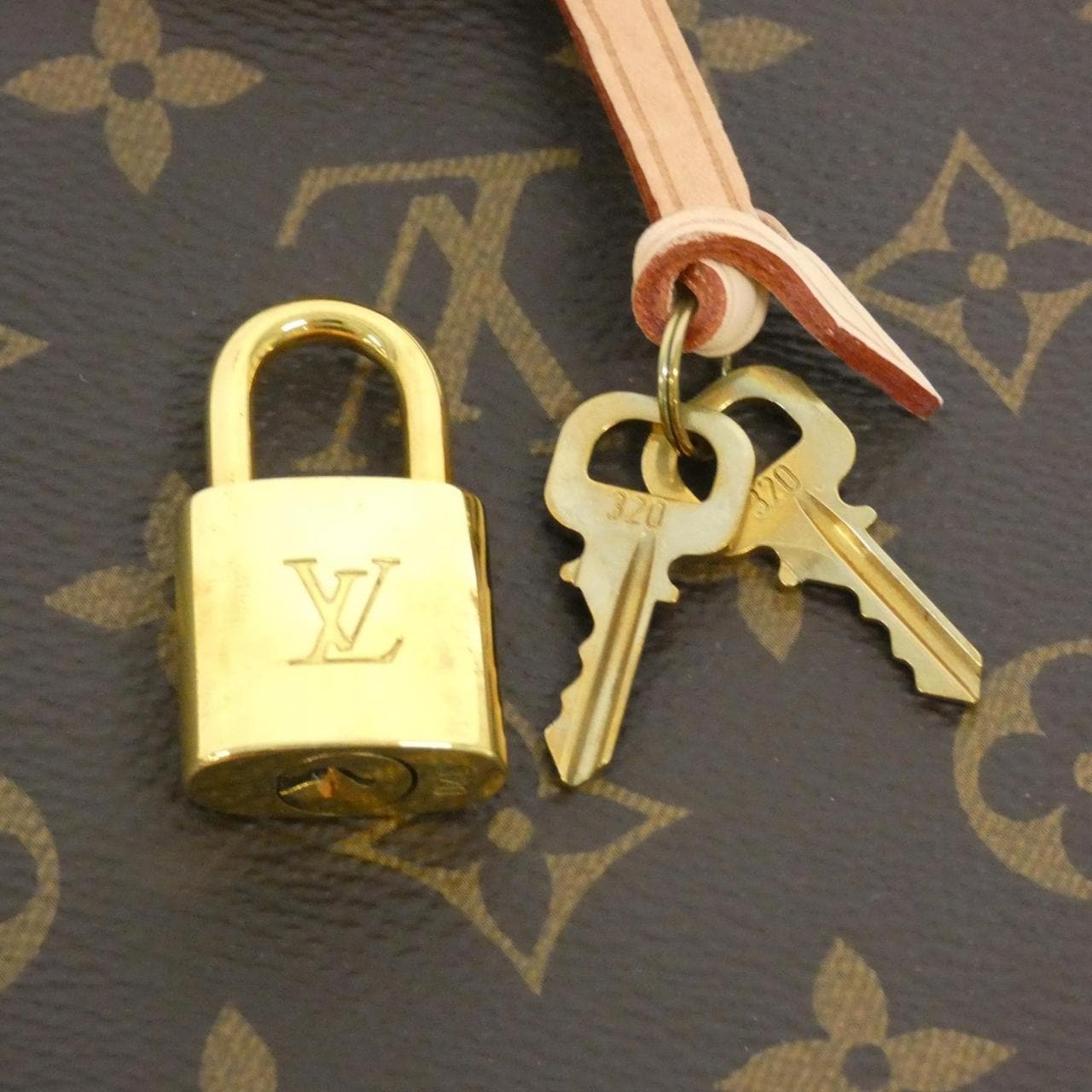 LOUIS VUITTON Alma M53152 Bag Monogram 黑色 Monogram 中古品A - 縮圖 8