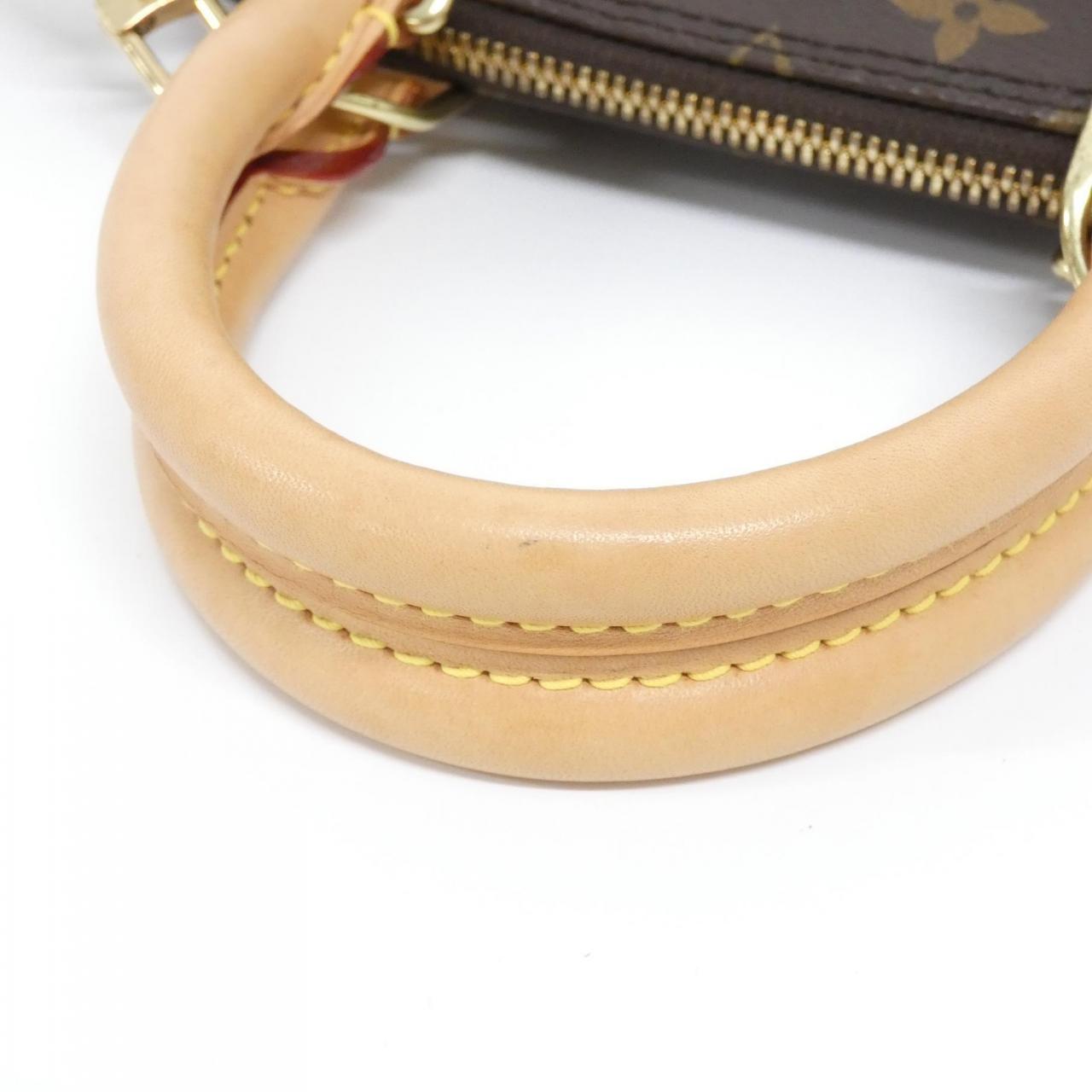 LOUIS VUITTON Alma M53152 Bag Monogram 黑色 Monogram 中古品A - 縮圖 9