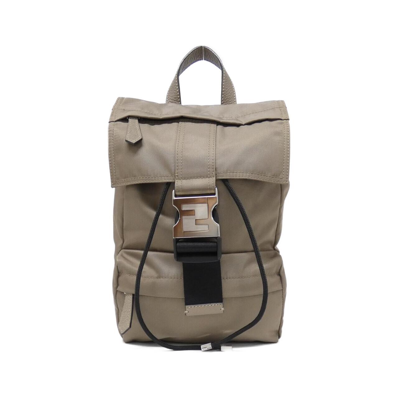 FENDI 7VZ067 AGQT Backpack Nylon Black