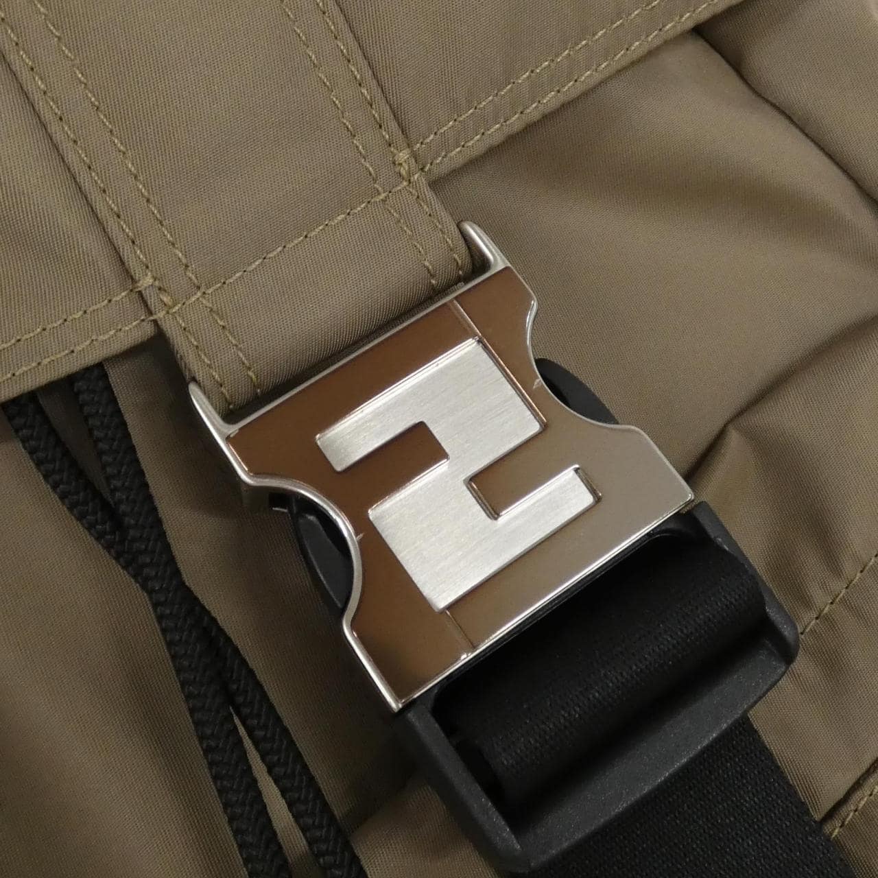 FENDI 7VZ067 AGQT Backpack Nylon Black Nylon - Thumbnail 5