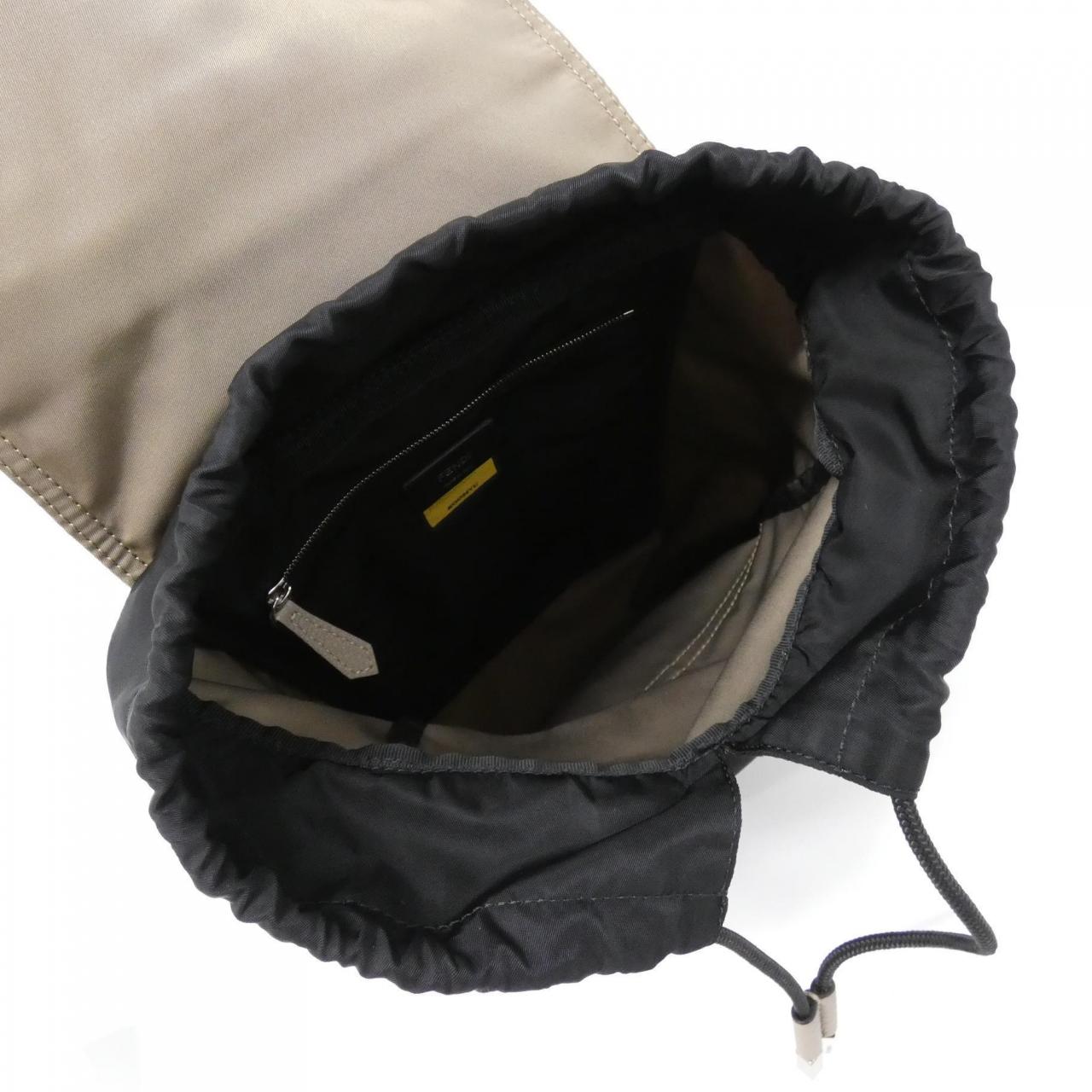 FENDI 7VZ067 AGQT Backpack Nylon Black Nylon - Thumbnail 8