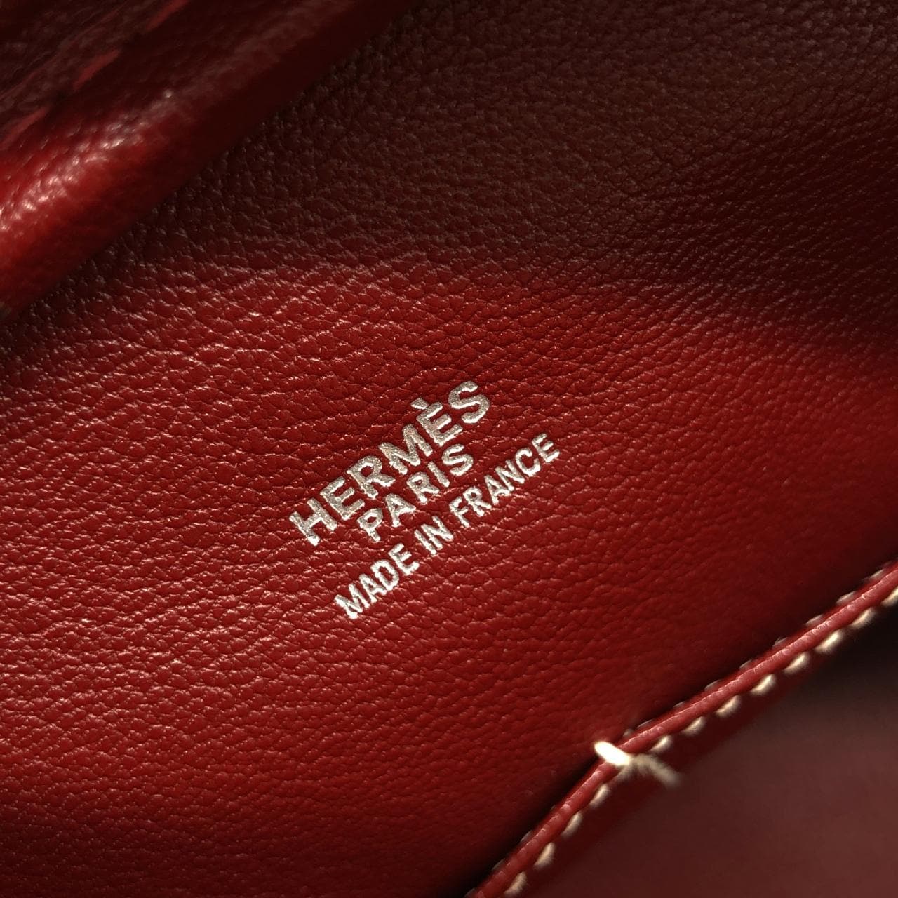 HERMES Handbag Rouge - Thumbnail 7