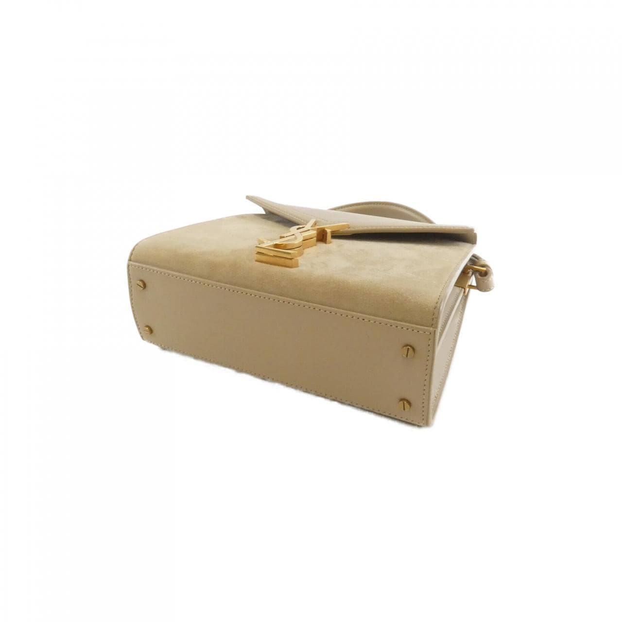 SAINT LAURENT 623930 Bag Leather Beige Leather - Thumbnail 3