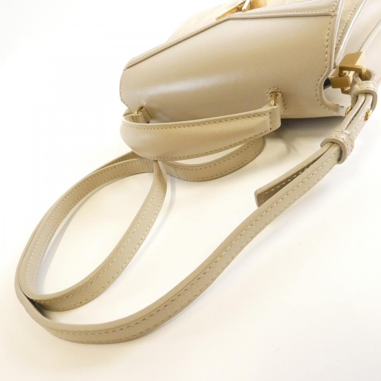 SAINT LAURENT 623930 Bag Leather Beige Leather - Thumbnail 5