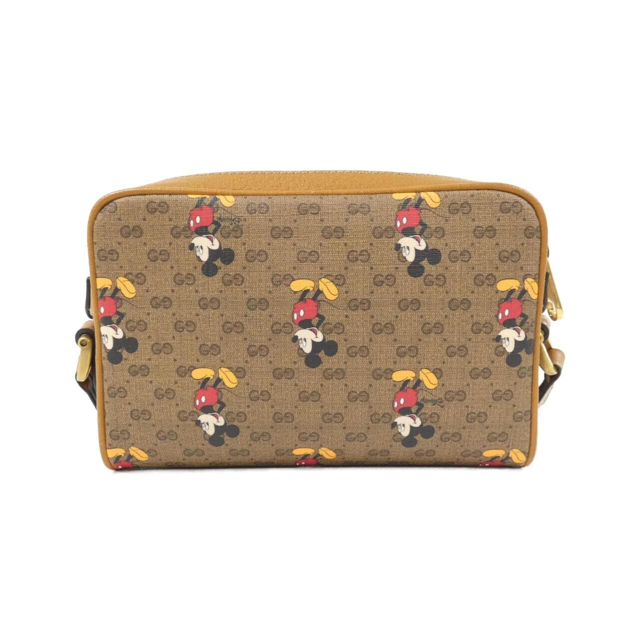 GUCCI 602536 HWUBM Shoulder Bag Canvas 黑色 帆布 中古品A - 縮圖 2