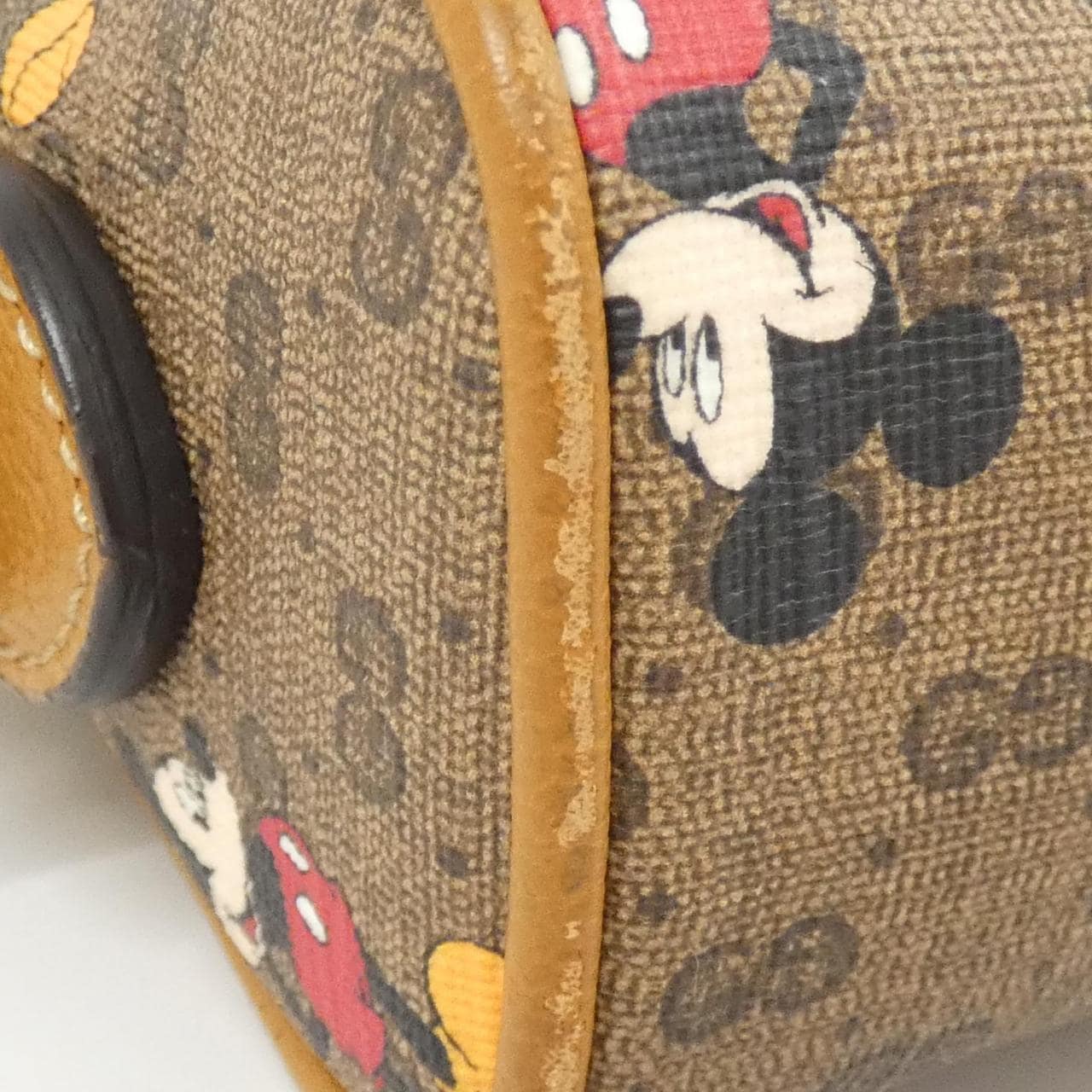 GUCCI 602536 HWUBM Shoulder Bag Canvas 黑色 帆布 中古品A - 縮圖 3