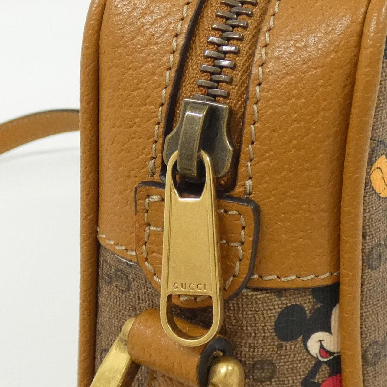 GUCCI 602536 HWUBM Shoulder Bag Canvas 黑色 帆布 中古品A - 縮圖 5