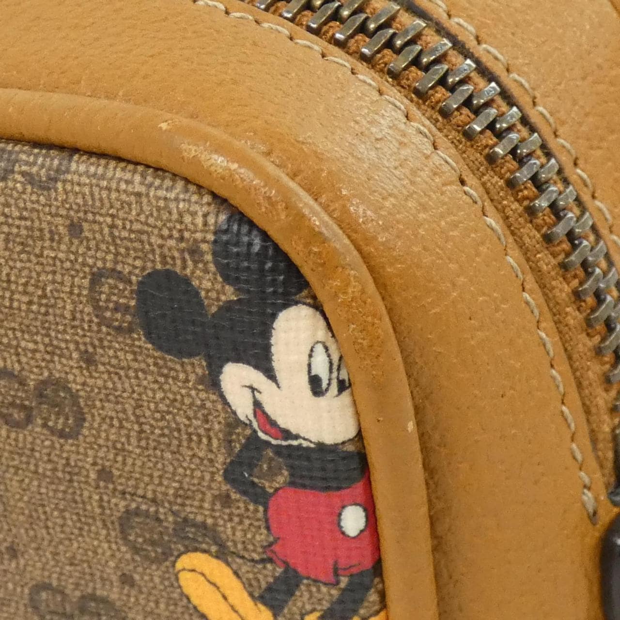 GUCCI 602536 HWUBM Shoulder Bag Canvas 黑色 帆布 中古品A - 縮圖 6