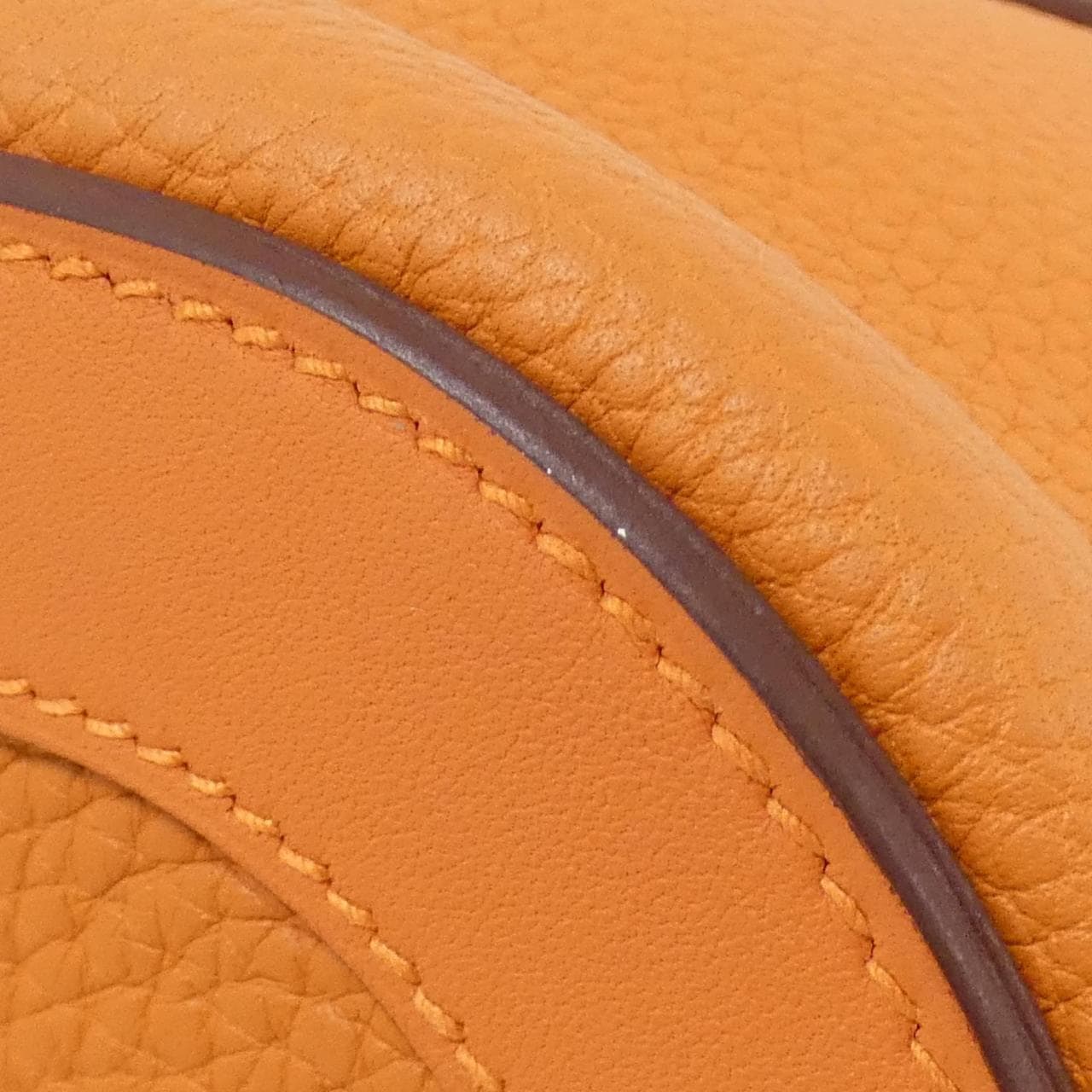 HERMES HERMÈS 084274CK Bag Clemence 橙色 Clemence 皮 中古品A - 縮圖 2