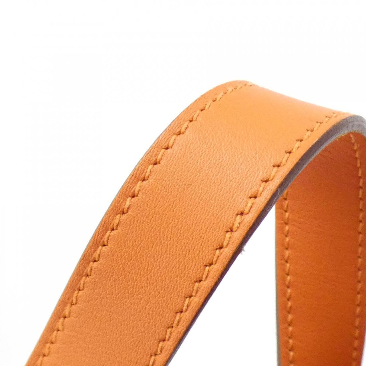 HERMES HERMÈS 084274CK Bag Clemence 橙色 Clemence 皮 中古品A - 縮圖 5