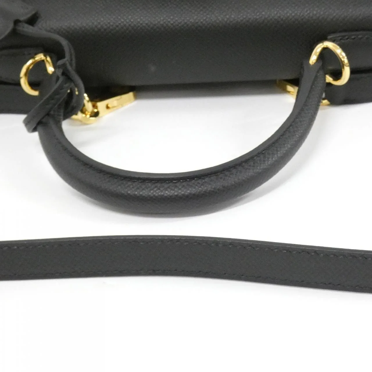 HERMES 038416CC Handbag Epsom Black Epsom Leather - Thumbnail 7