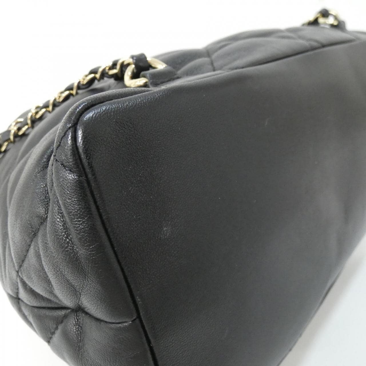 CHANEL Backpack Lambskin 黑色 羊皮 中古品A - 縮圖 3