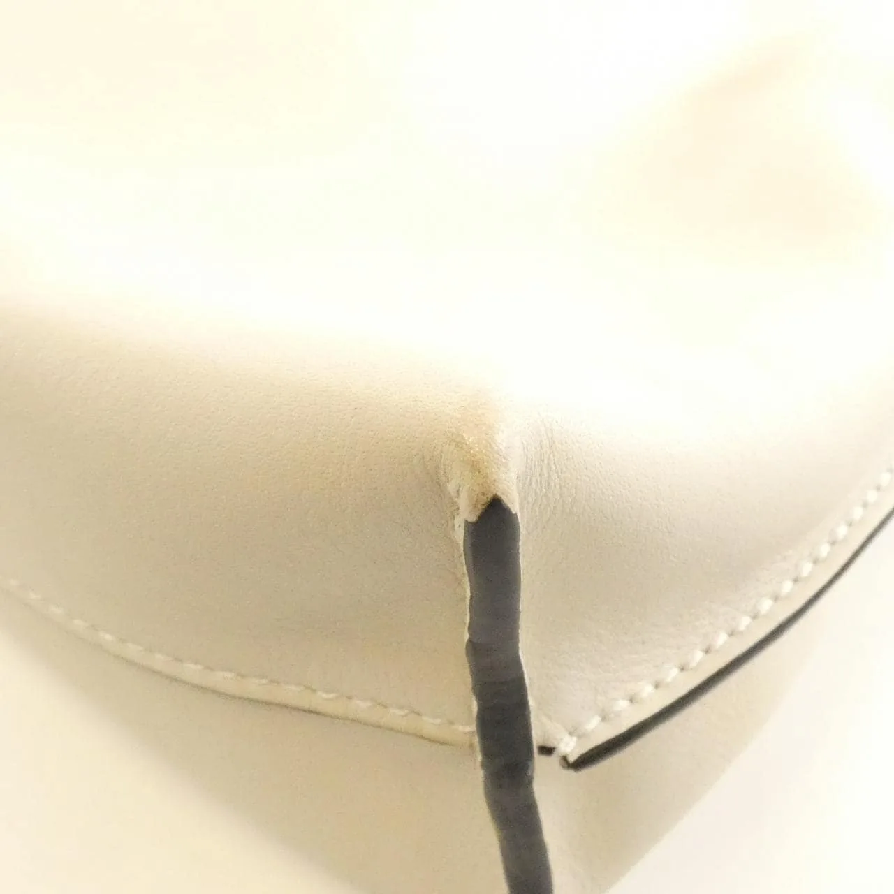 LOEWE Flamenco A411FC2X17 Handbag White - Thumbnail 4