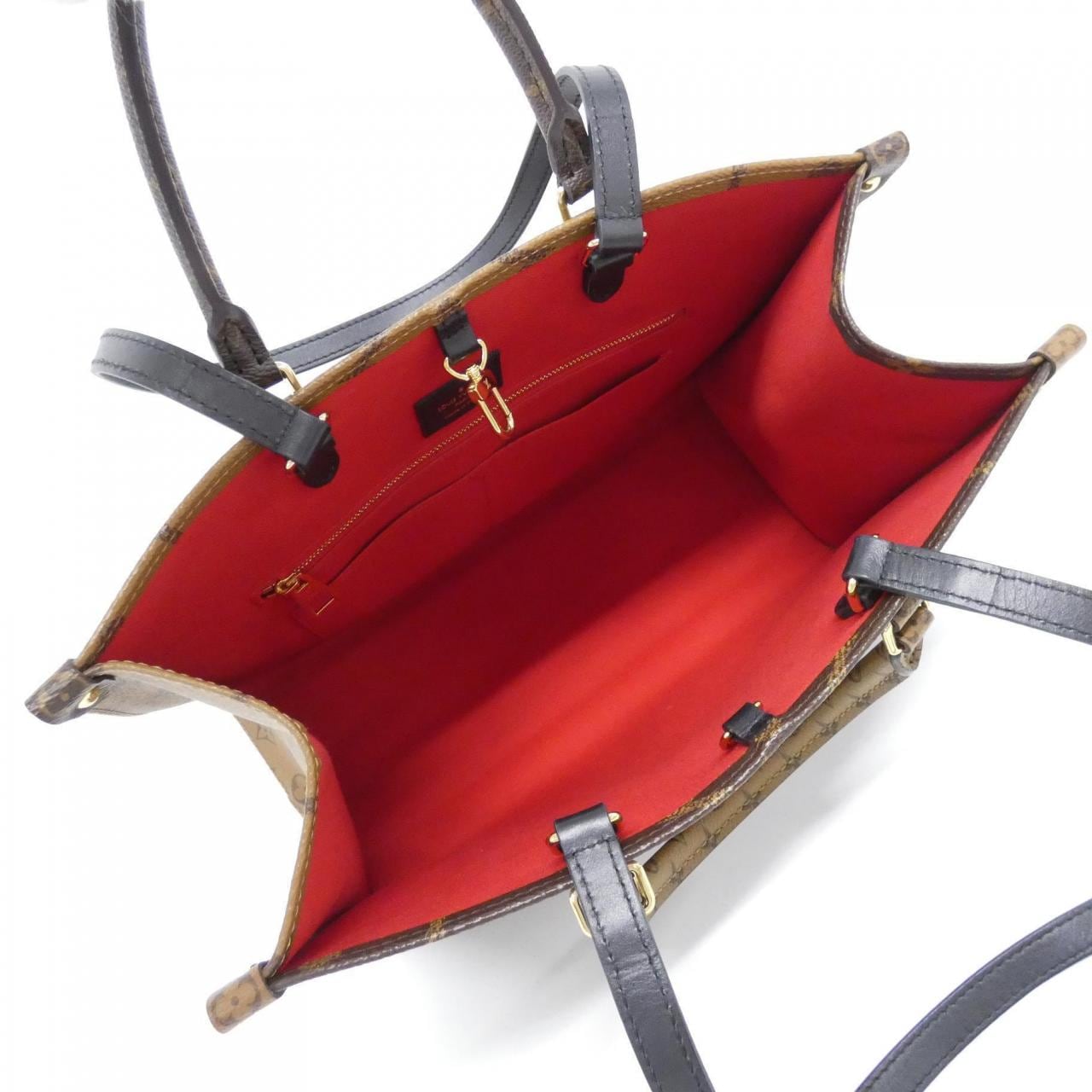 LOUIS VUITTON OnTheGo M45321 Bag Monogram Black Monogram Rank A - Thumbnail 7