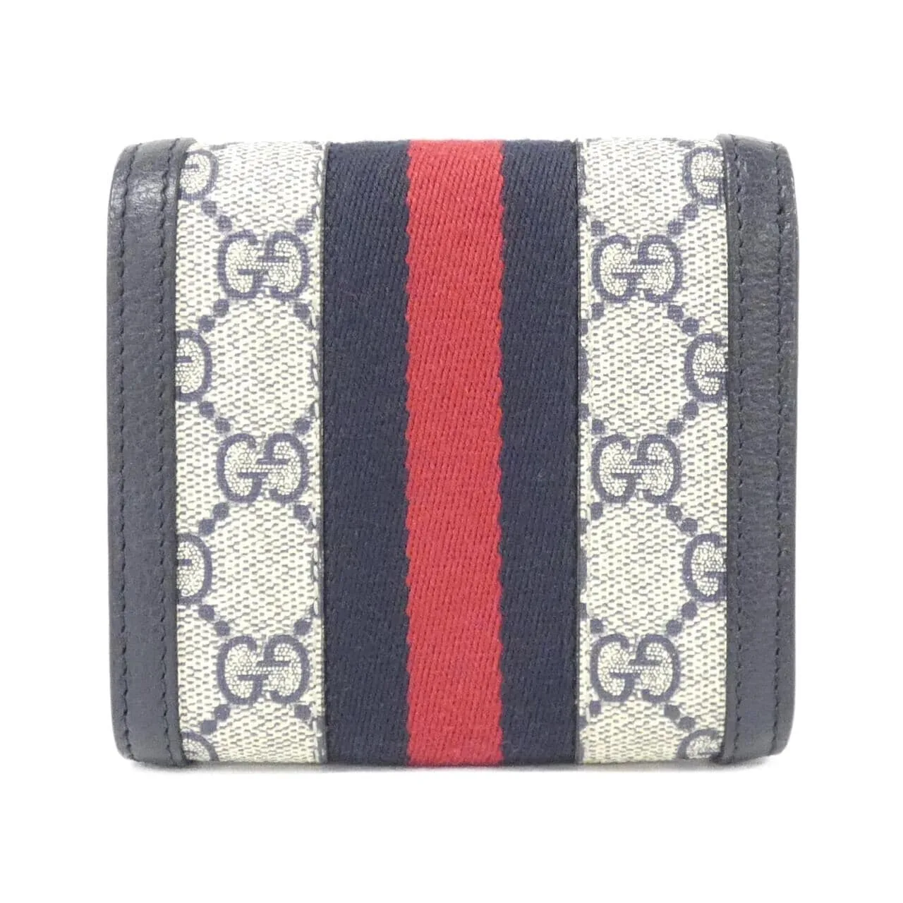 GUCCI 598662 96IWN Wallet Canvas 黑色 帆布 中古品A - 縮圖 2