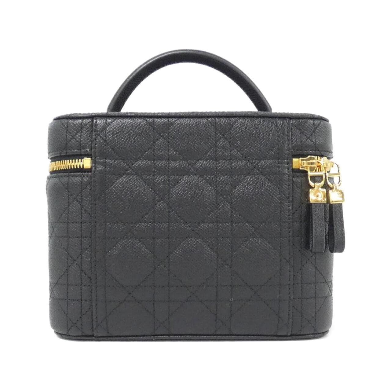 DIOR Caro Bag Leather 黑色 皮革 中古品A - 縮圖 2