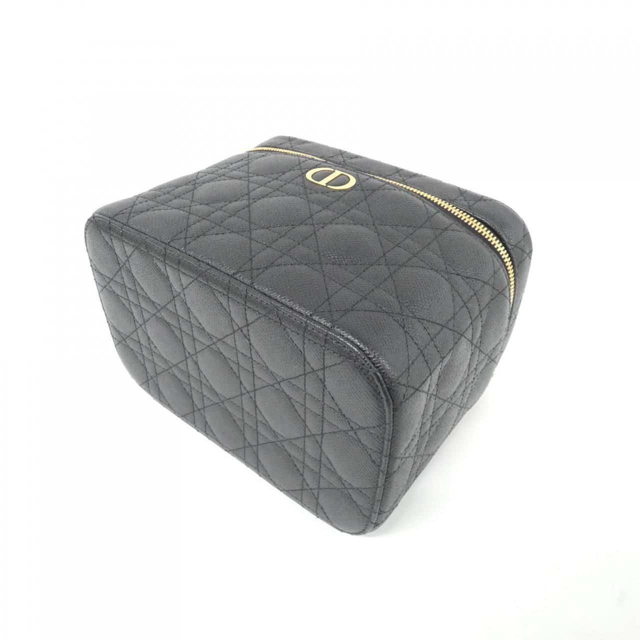 DIOR Caro Bag Leather 黑色 皮革 中古品A - 縮圖 3