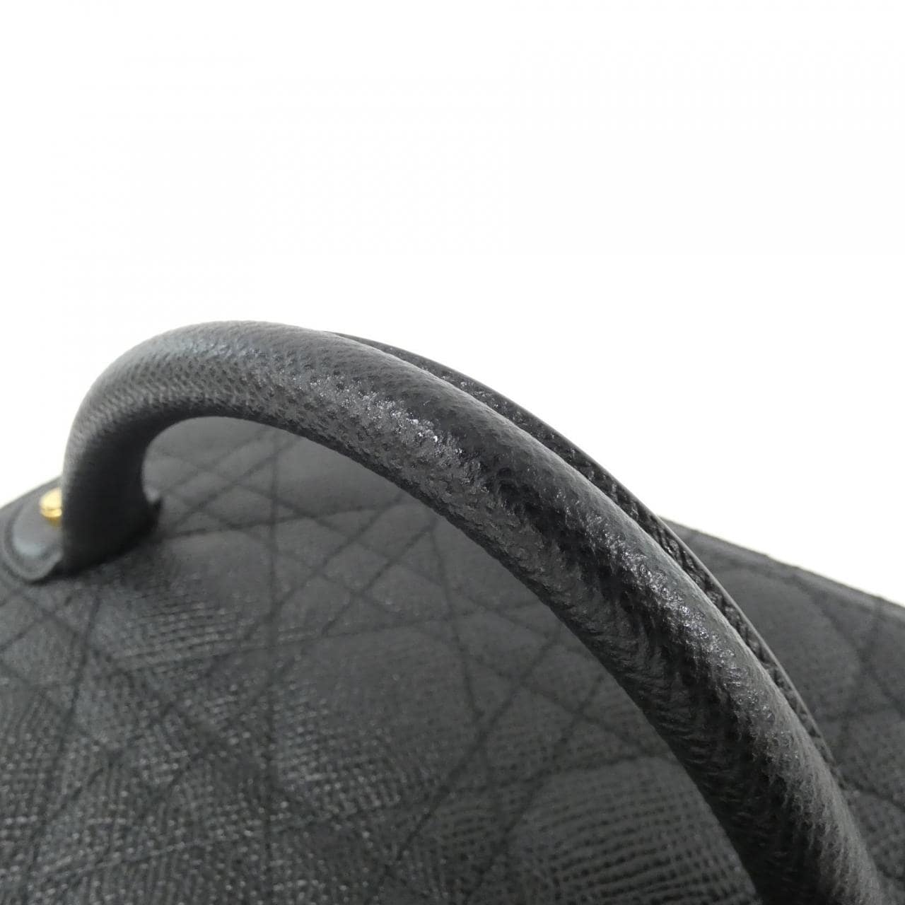 DIOR Caro Bag Leather 黑色 皮革 中古品A - 縮圖 4