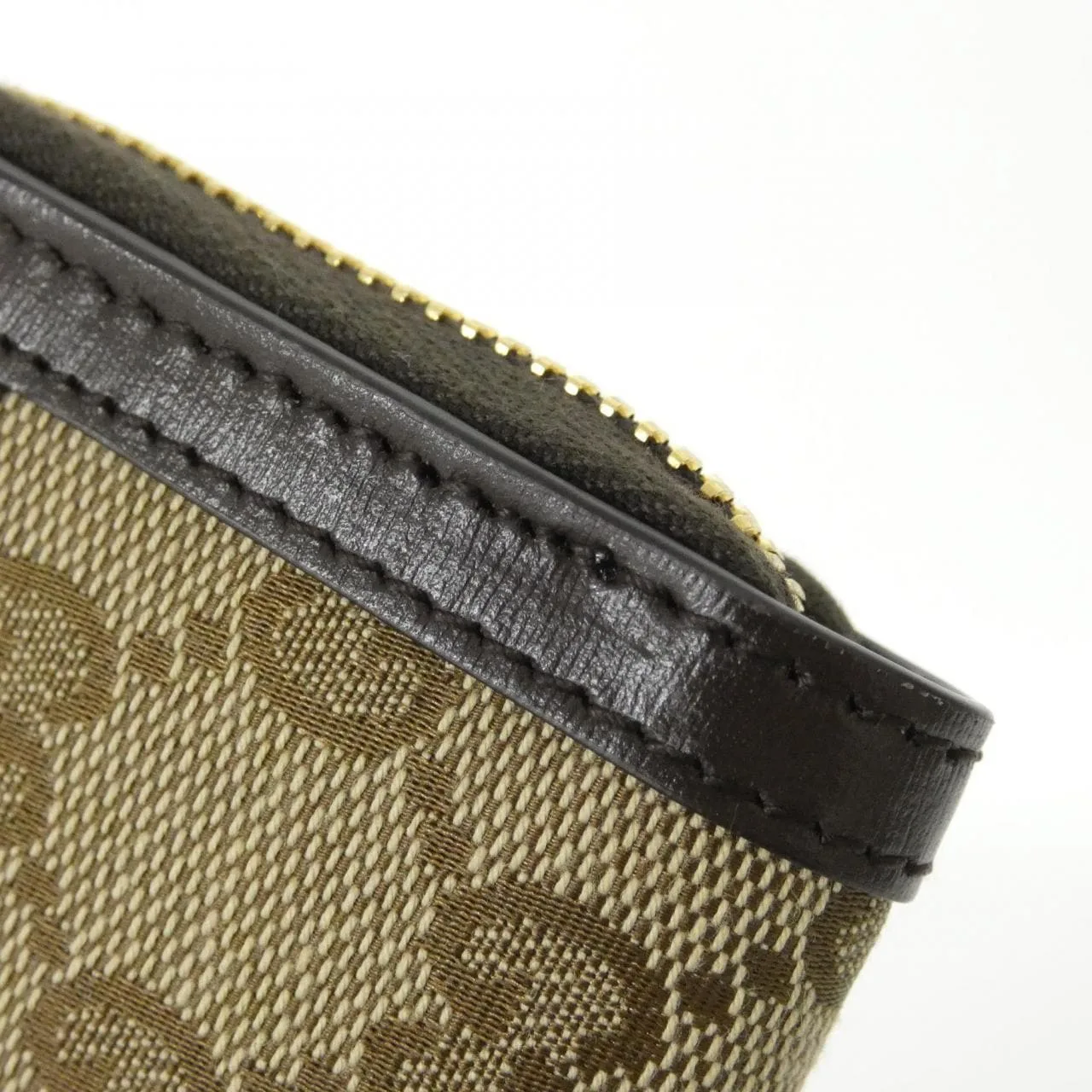 GUCCI 790037 FADHW Coin Case Canvas 黑色 帆布 中古品A - 縮圖 5