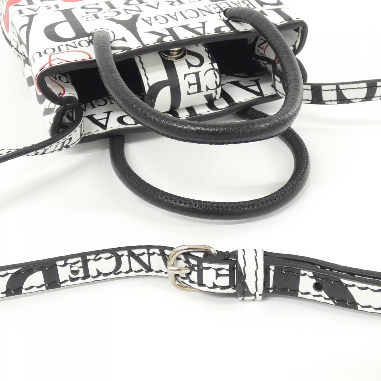 BALENCIAGA 593826 1BW5N Bag 黑色 中古品A - 縮圖 8