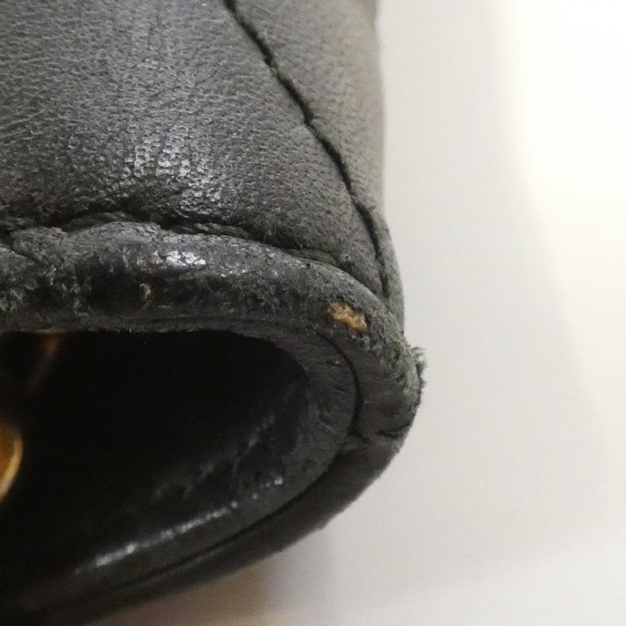 GUCCI Marmont 474575 DTD1T Shoulder Bag Leather 黑色 皮革 中古品B - 縮圖 5