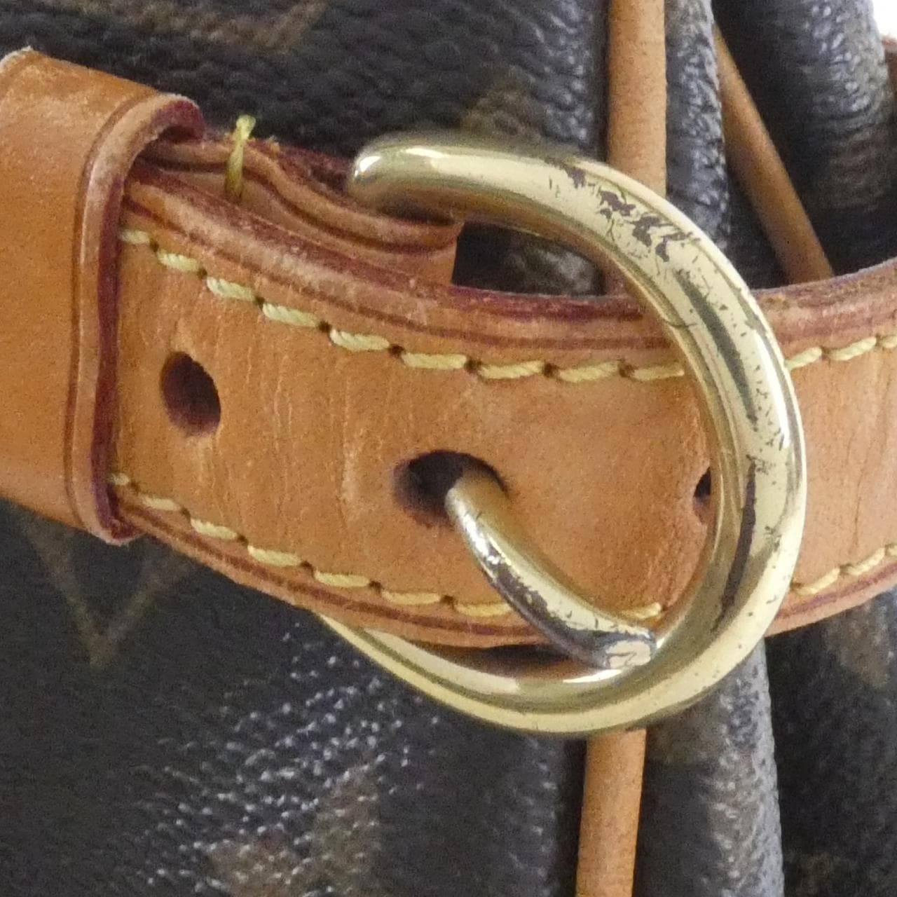 LOUIS VUITTON M51154 Handbag Monogram 黑色 Monogram 中古品B - 縮圖 5