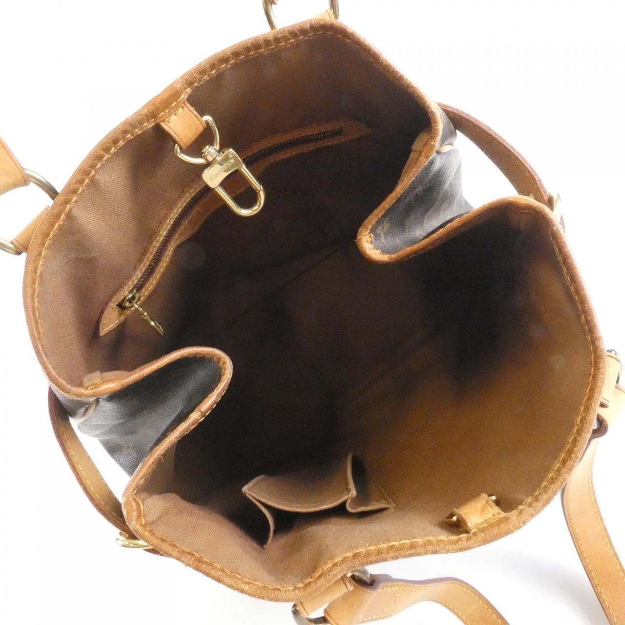 LOUIS VUITTON M51154 Handbag Monogram 黑色 Monogram 中古品B - 縮圖 9