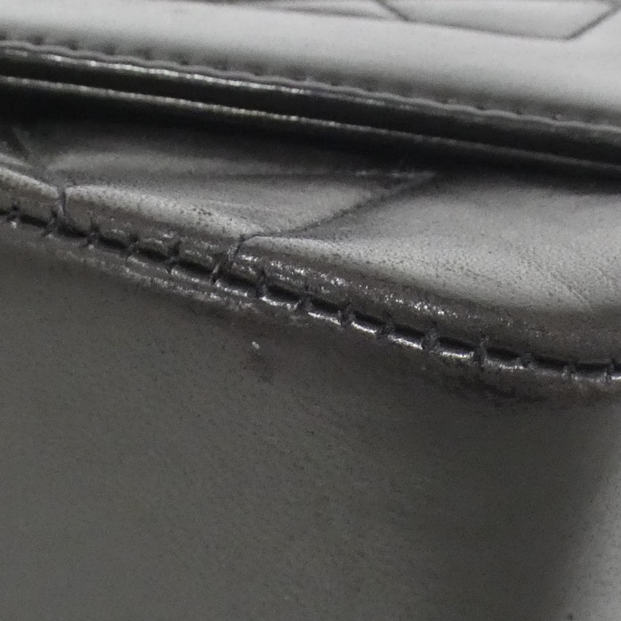 CHANEL 01164 Shoulder Lambskin 黑色 羊皮 中古品B - 縮圖 3